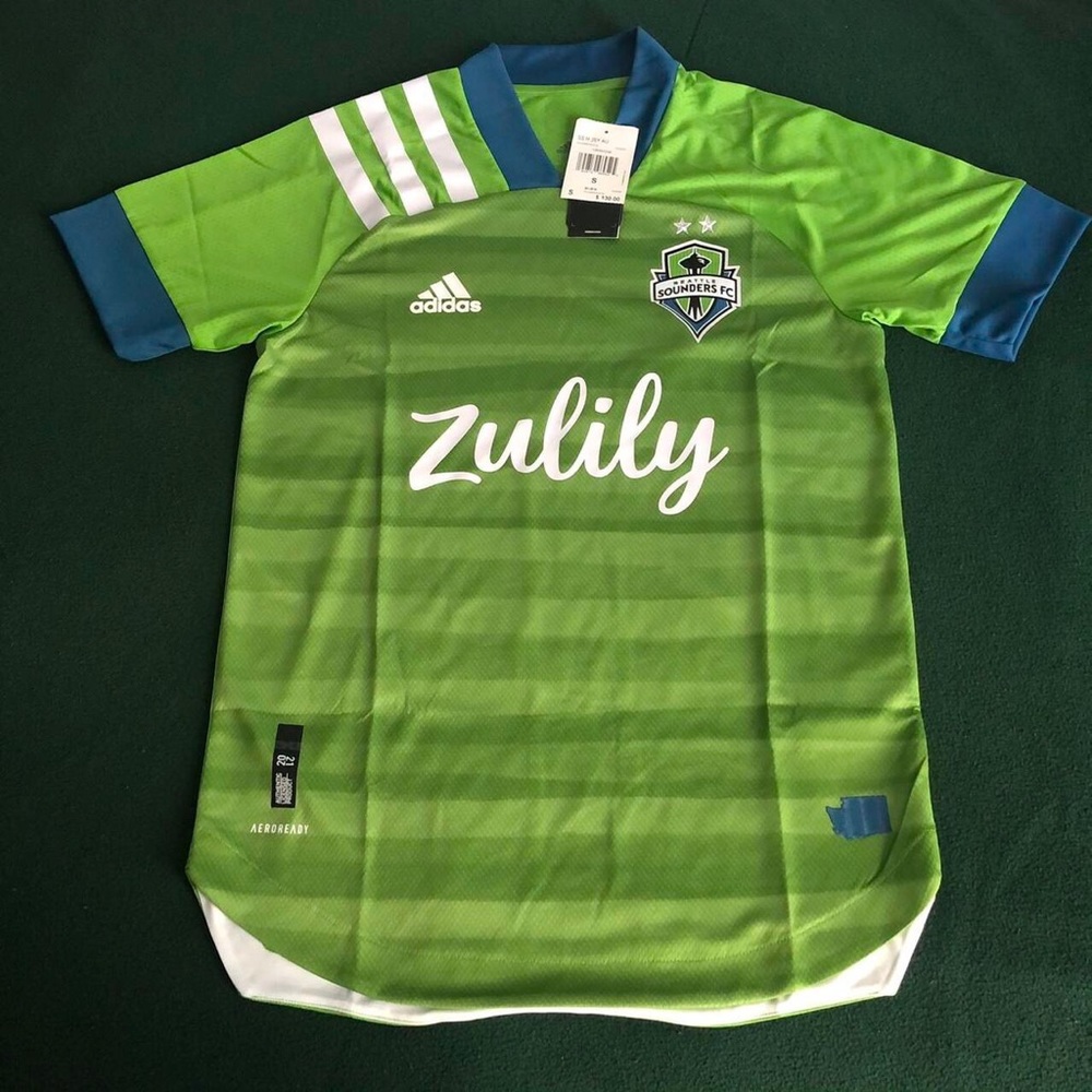 (Men’s Small) 2020/2021 Adidas Seattle Sounders Home Shirt 🇺🇸
